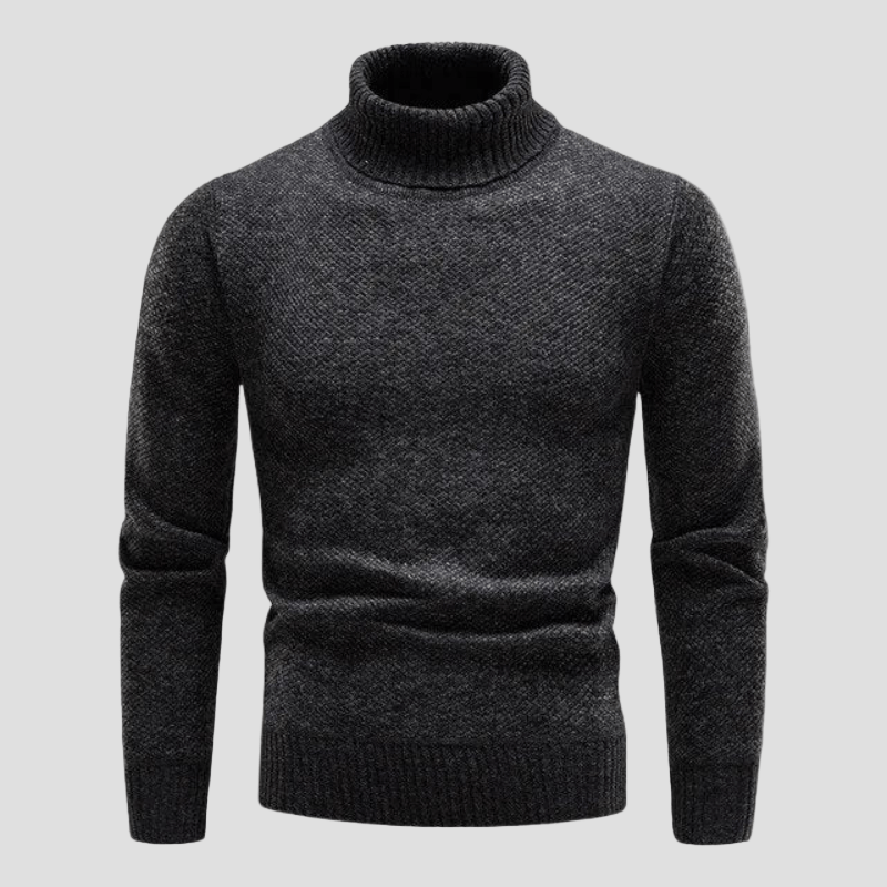 Lucas | Klassisk Strikket Turtleneck Sweater