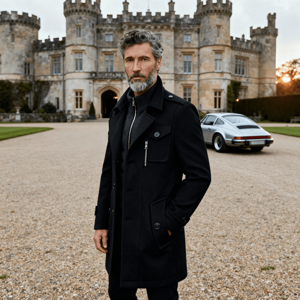 Rhett | Retro Dobbelt Krave Frakke