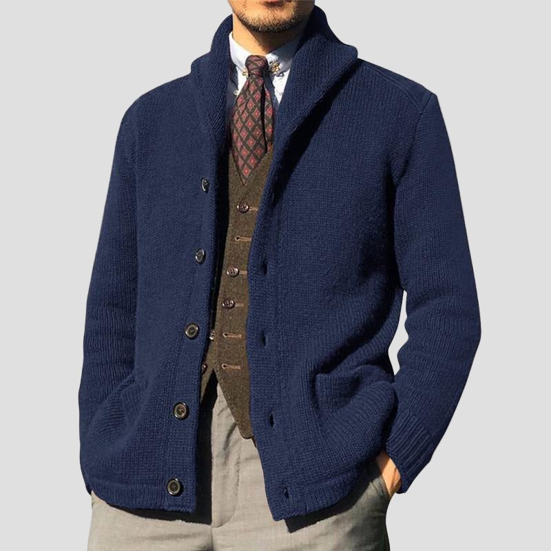 Grayson | Solid Button Knit Cardigan