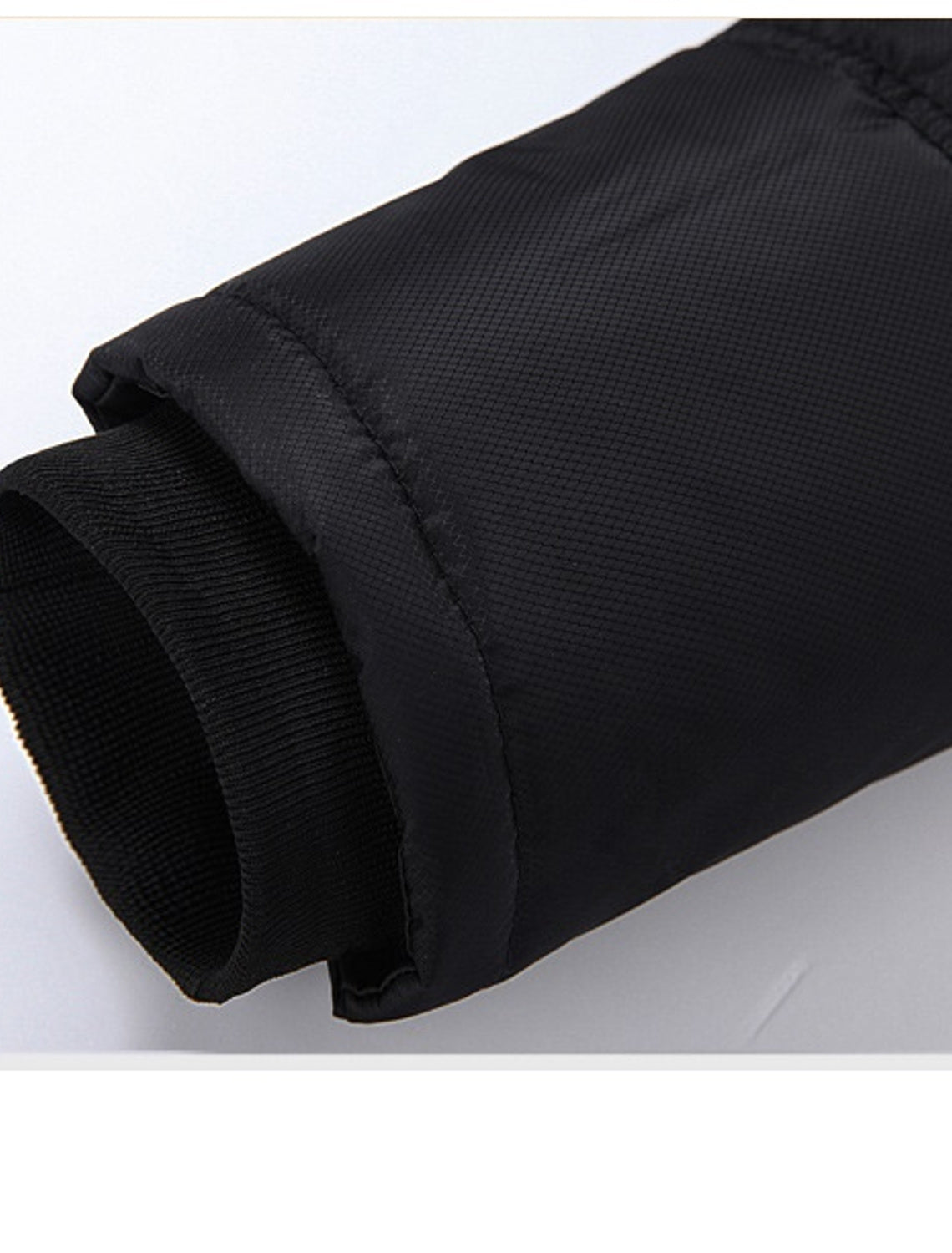 Caleb | Klassisk Sort Polstret Parka Jakke