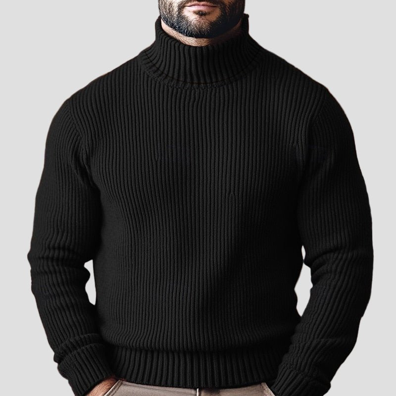Mason | Tyk Strikket Turtleneck Sweater