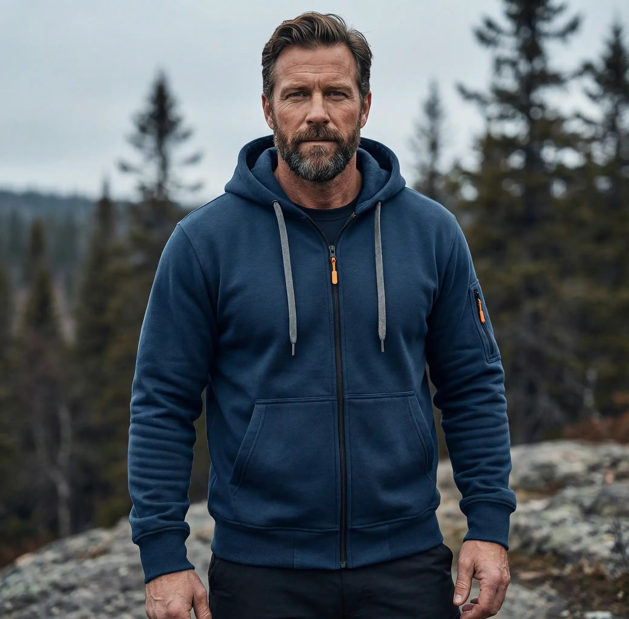 Tyler | Full Zip Fleece Hoodie