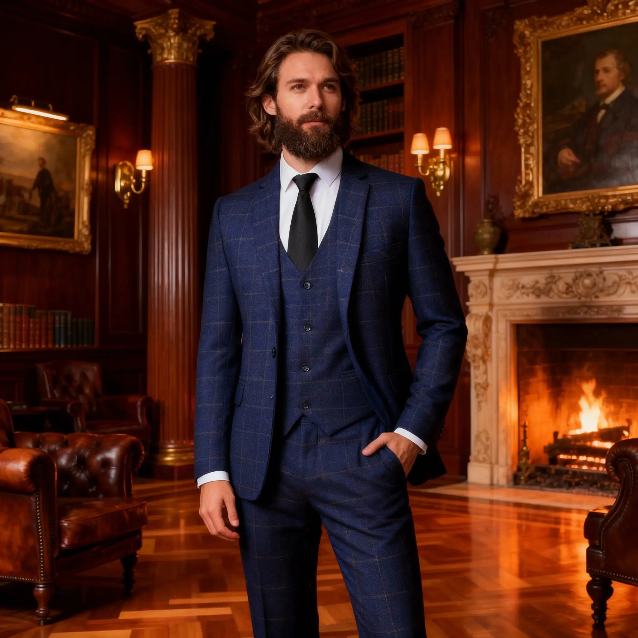 Hudson | 3-delt Peaky Blinders Stil Jakkesæt