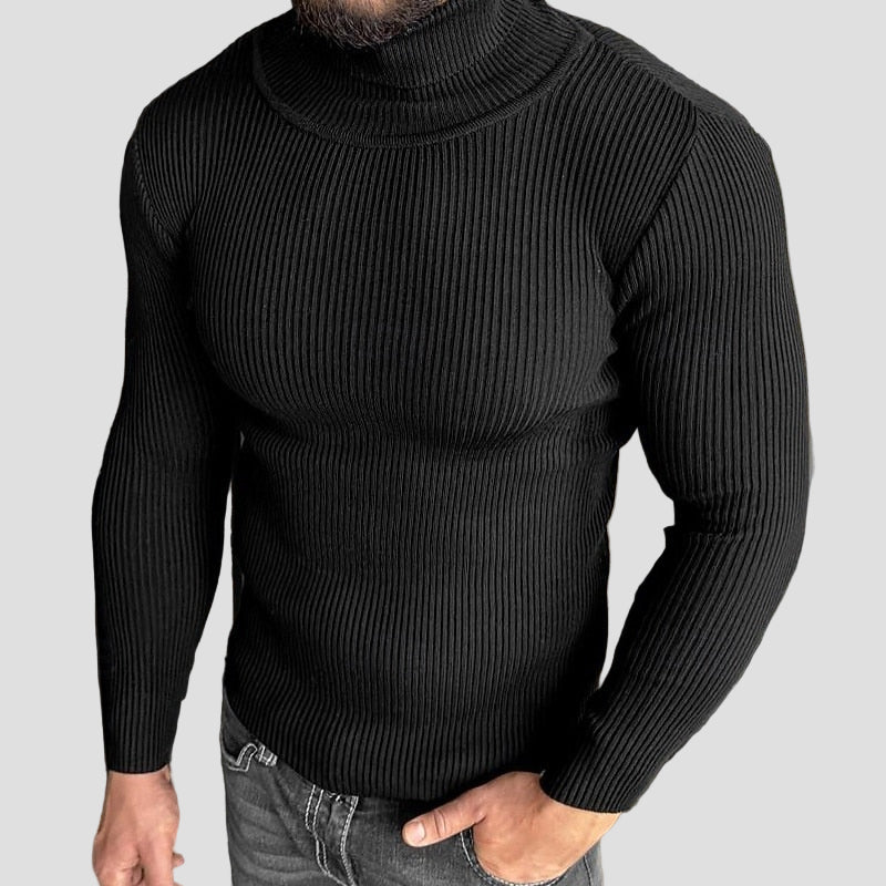 Ethan | Strikket Turtleneck Sweater