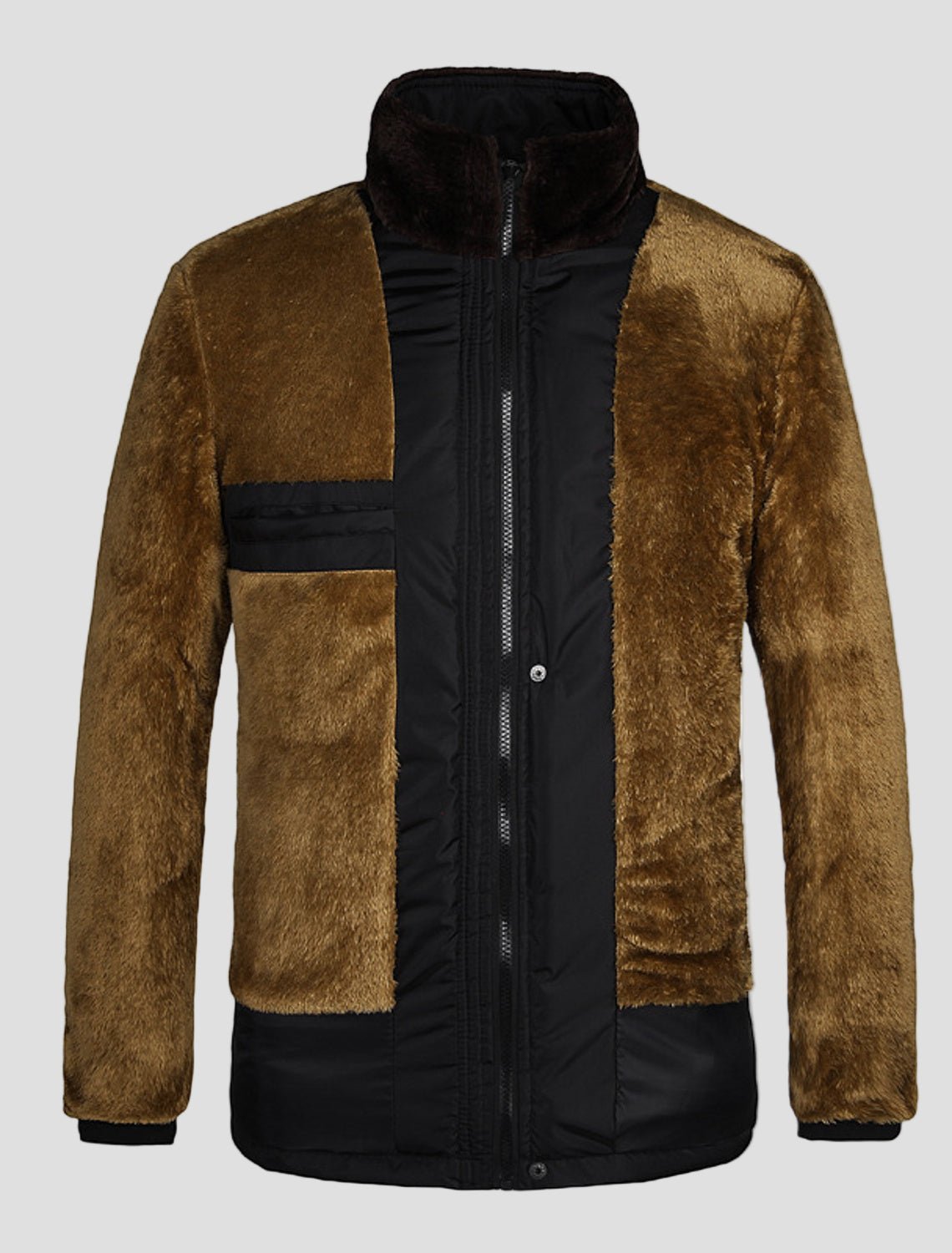 Caleb | Klassisk Sort Polstret Parka Jakke