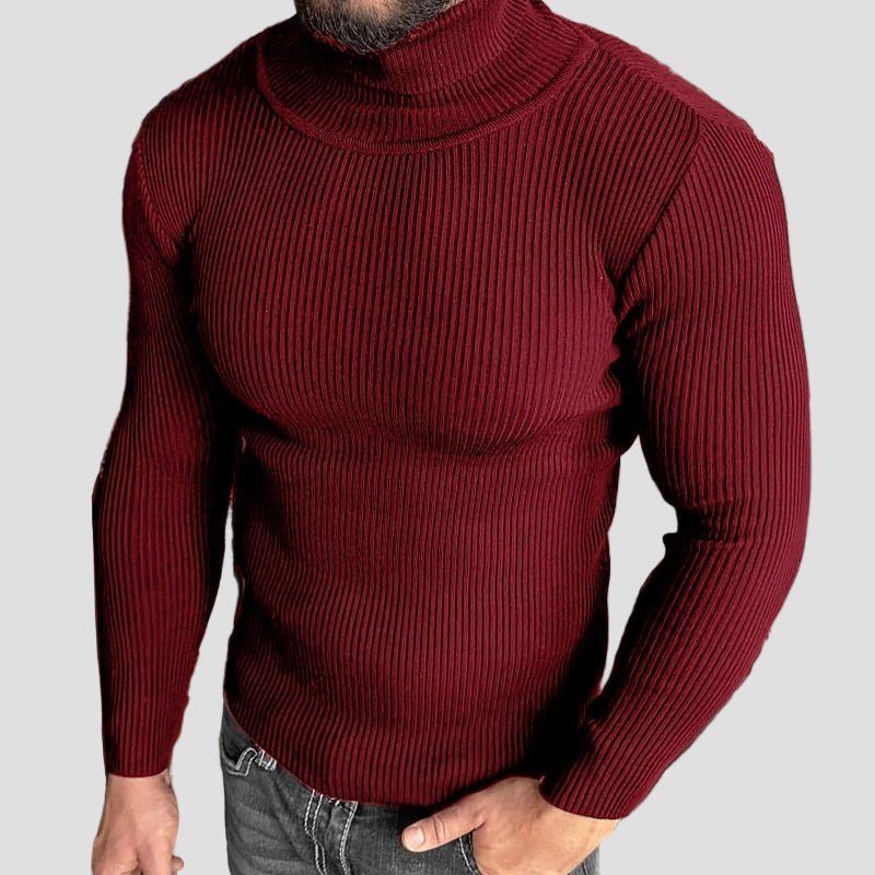 Ethan | Strikket Turtleneck Sweater