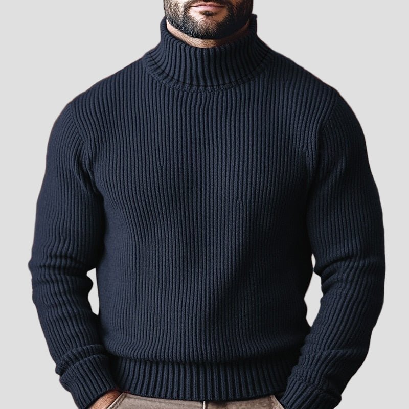 Mason | Tyk Strikket Turtleneck Sweater